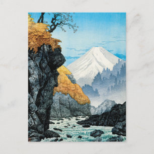 Foot av Mount Ashitaka (1932) av Hiroaki Takahashi Vykort