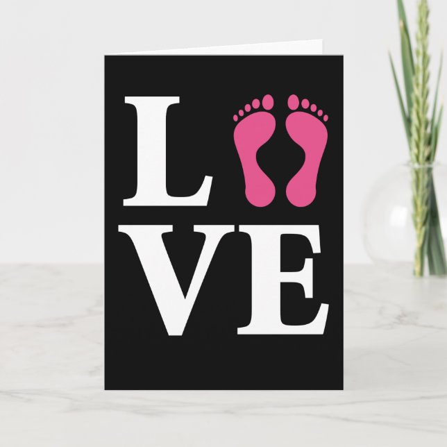 Foot Care Pedicure Chiropodist Nail Salon Gift Kort (Framsida)