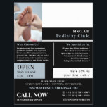 Foot Care Porträtt, Podiatry Clinic, Podiatrist Reklamblad<br><div class="desc">Foot Care Porträtt,  Podiatry Clinic,  Podiatrist Advertising Flyer från Affärskortet Store.</div>