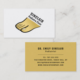 Foot Design, Podiatry Clinic, Podiatrist Visitkort