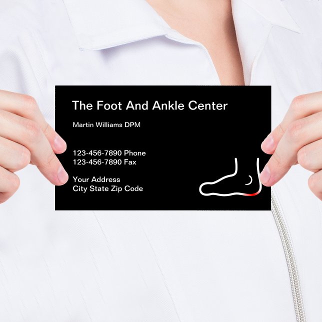 Foot Doktor Podiatry Visitkort (Skapare uppladdad)