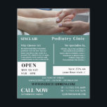 Foot Exam Porträtt, Podiatry Clinic, Podiatrist Flygblad<br><div class="desc">Foot Exam Porträtt,  Podiatry Clinic,  Podiatrist Advertising Flyer från Affärskortet Store.</div>