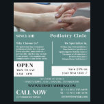 Foot Exam Porträtt, Podiatry Clinic, Podiatrist Reklamblad<br><div class="desc">Foot Exam Porträtt,  Podiatry Clinic,  Podiatrist Advertising Flyer från Affärskortet Store.</div>