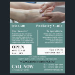 Foot Exam Porträtt, Podiatry Clinic, Podiatrist Reklamblad<br><div class="desc">Foot Exam Porträtt,  Podiatry Clinic,  Podiatrist Advertising Flyer från Affärskortet Store.</div>