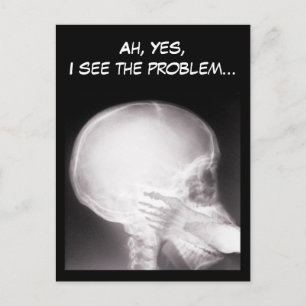 Foot i munnen X-Ray Vykort