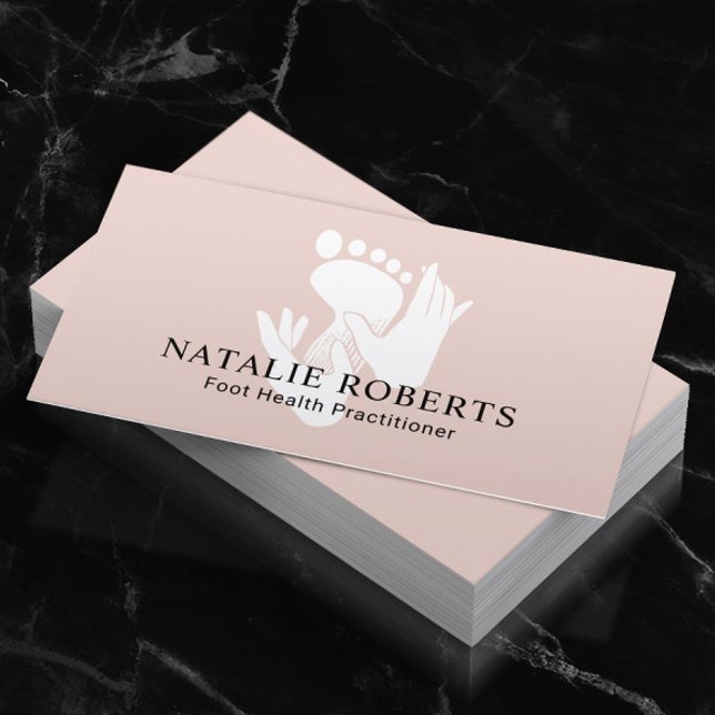 Foot Massage Therapist Podiatrist Feet Spa  Visitkort (Skapare uppladdad)