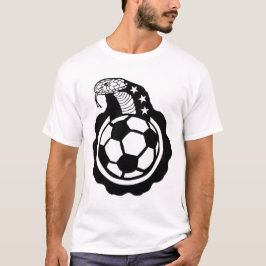 foot soccer serpent cobra snake logo club Schlange T Shirt