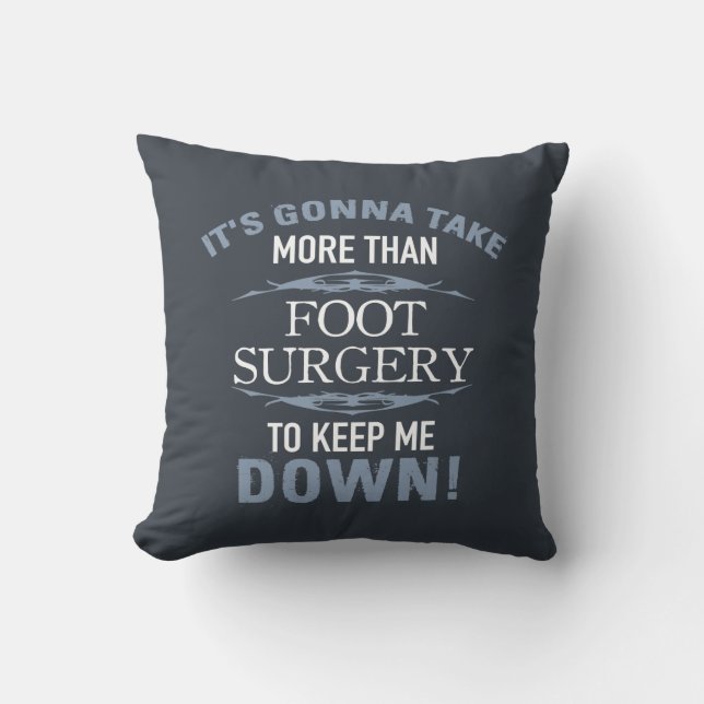 Foot Surgery Humor Kudde (Framsida)