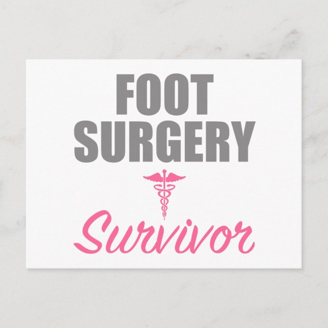 Foot Survivor Survivor Vykort (Framsida)