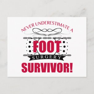 Foot Survivor Survivor Vykort