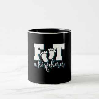 Foot Whisperer - Podiatry Podiatrist Foot Doktor Två-Tonad Mugg
