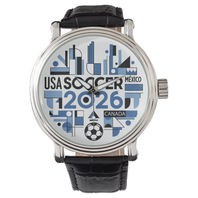 Football 2026 USA, Kanada, Mexiko Armbandsur (Framsida)