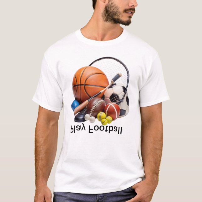 Football älskare t shirt (Framsida)