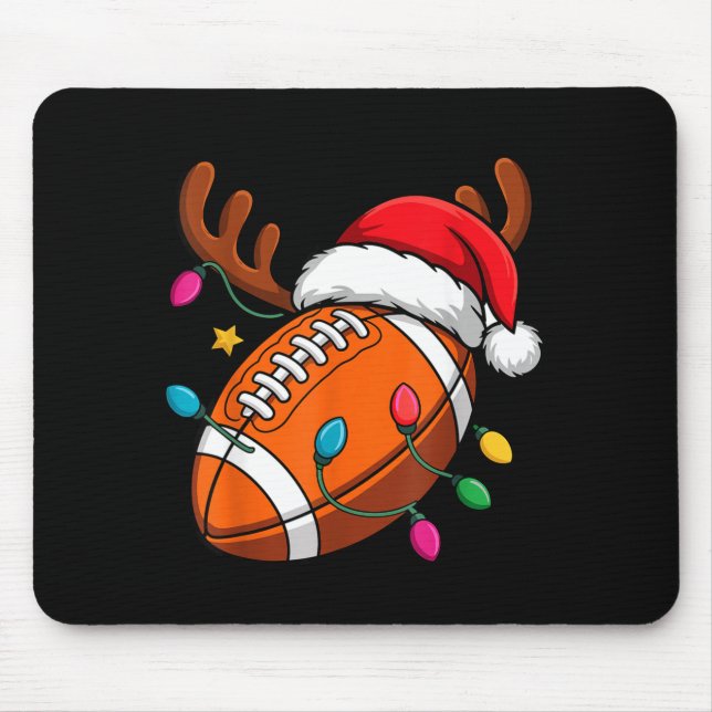 Football American Reindeer Horns Christmas Xmas Ba Musmatta (Framsidan)