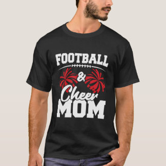 Football and Cheer Mamma - High School Sports - Ch T Shirt