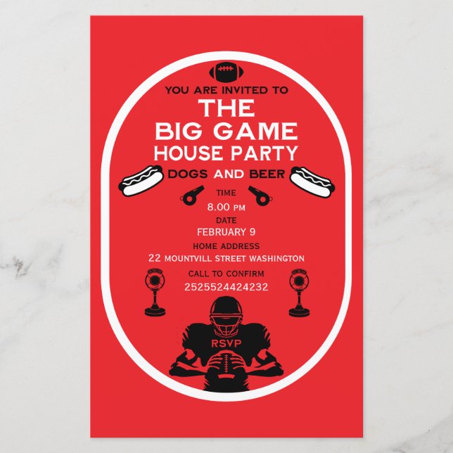 Football and Hotdog House Party (Framsida)