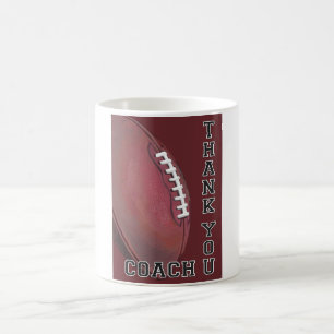 Football Art Tack Coach Kaffemugg