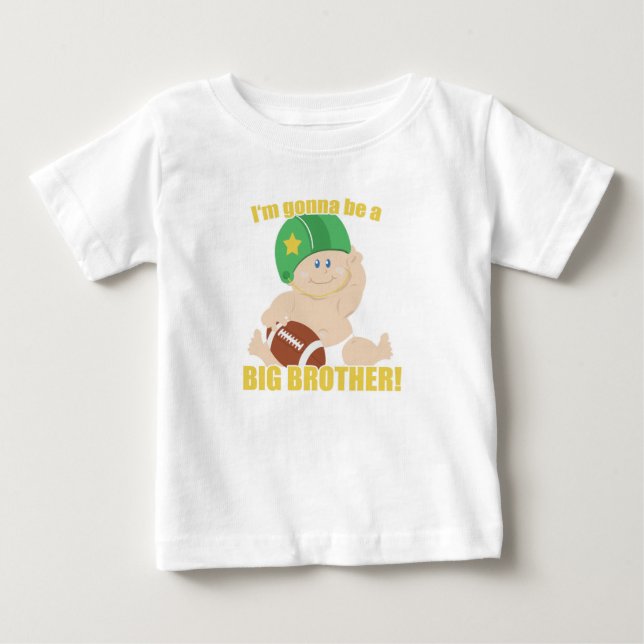Football Baby Big Brother Kids Infant T-shirt (Framsida)