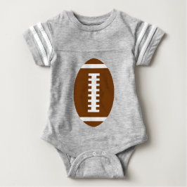 FOOTBALL BABY Grått | Fotbollsgrafik framtill T-shirt