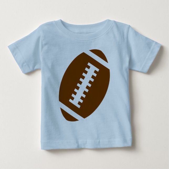 FOOTBALL BABY Light Blue | Fotbollsgrafik framifrå Tröja (Framsida)