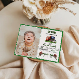 Football Baby Shower | A Little All Star Is On His Inbjudningar