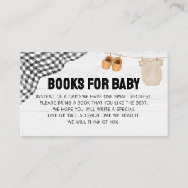Football Baby Shower Books for Baby Tilläggskort
