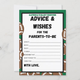 Football Baby Shower Game, Soccer - Editable Namn, Inbjudningar