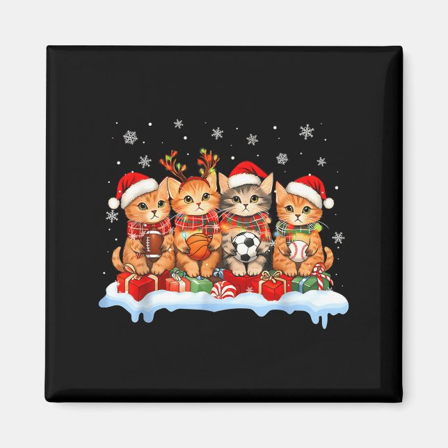 Football Baseball Basketball Player Funny Srt Chri Magnet (Framsidan)