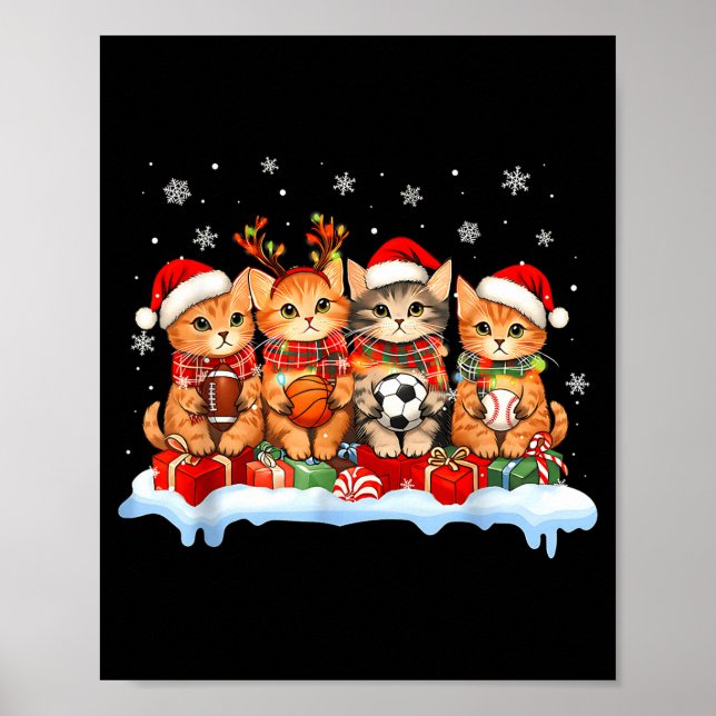 Football Baseball Basketball Player Funny Srt Chri Poster (Framsidan)