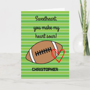Football Boykompis Birthday Kort