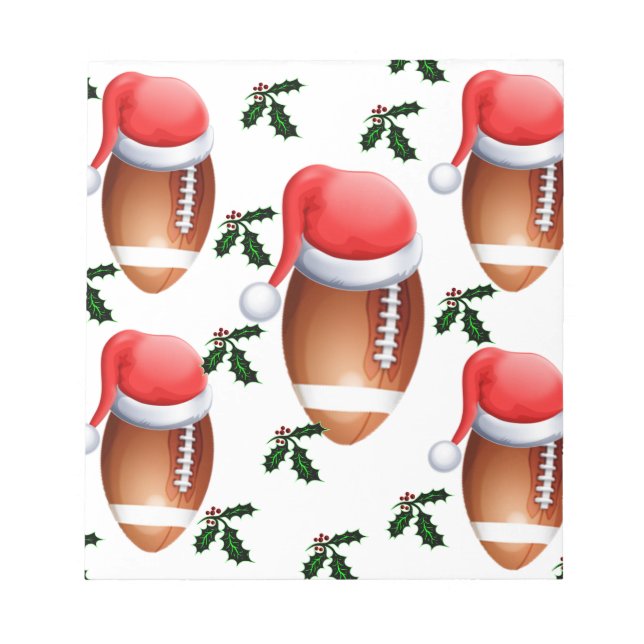 FOOTBALL CHRISTMAS ANTECKNINGSBLOCK (Framsida)
