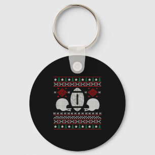 FOOTBALL CHRISTMAS NYCKELRING