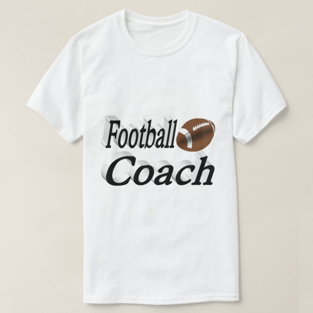 Football Coach Tee Shirt (Design framsida)