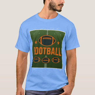 Football Design Graphic T Shirt