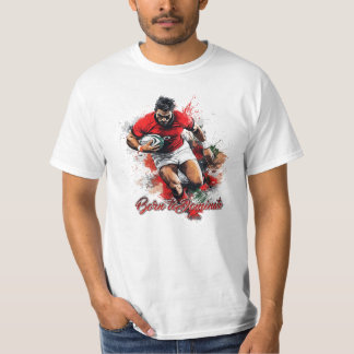Football Fans Graphic and Text T Shirt