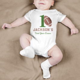 Football First Year Down T Shirt