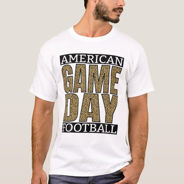 FOOTBALL FLÄKT GAME DAY VIBES T SHIRT (Framsida)