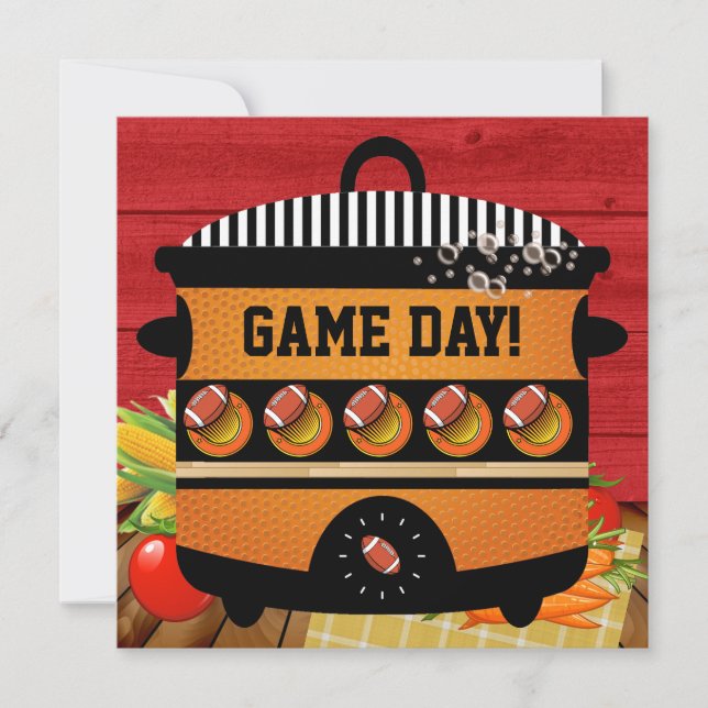 FOOTBALL GAME DAY-inbjudan Inbjudningar (Framsida)