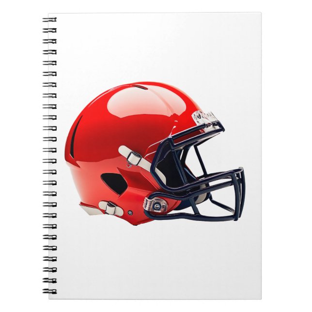 Football Helmet Notebook Cover Anteckningsbok (Framsidan)
