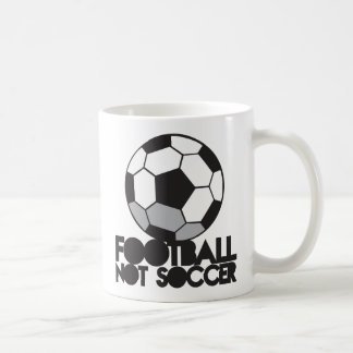 FOOTBALL, inte fotboll! boll skjorta Kaffemugg