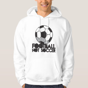 FOOTBALL, inte fotboll! boll-skjorta Tröja Med Luva