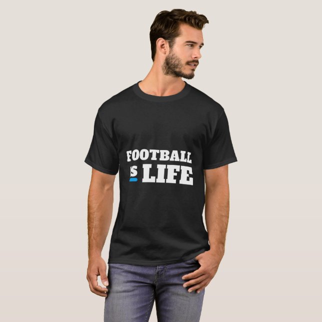 Football is life t shirt (Hel framsida)
