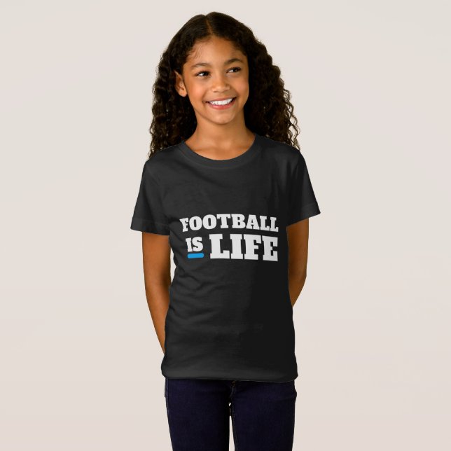 Football is life t shirt (Hel framsida)