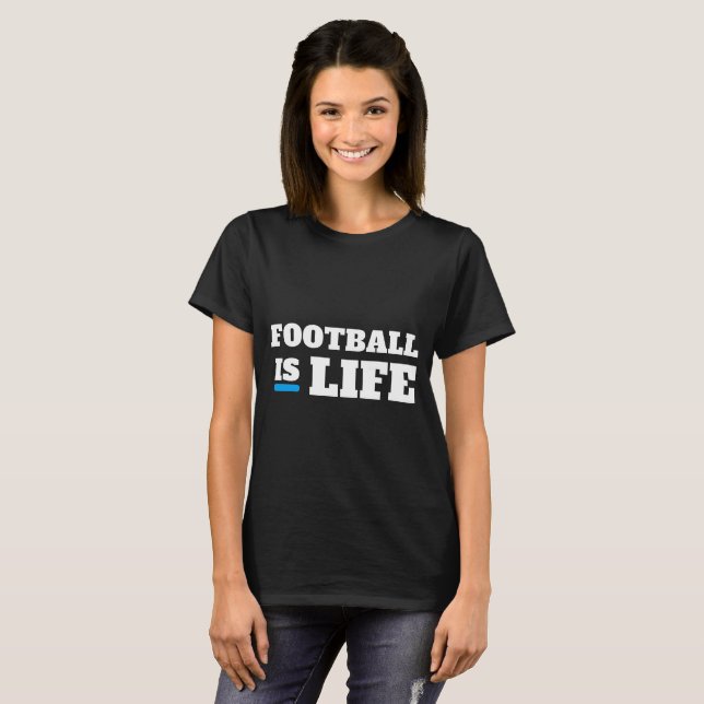 Football is life t shirt (Hel framsida)
