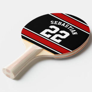 Football Jersey Novelty Personlig Namn Pingisracket