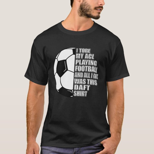 Football Knee Surgery Recovery Sports Injury Get W T Shirt (Framsida)