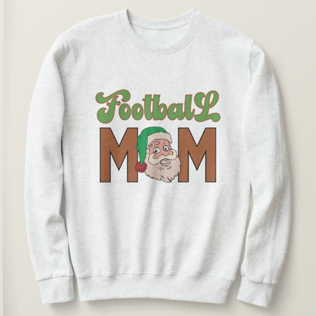 Football mamma christmas t shirt (Design framsida)