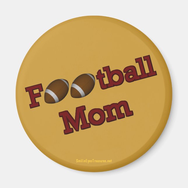 Football Mamma Cute Magnet (Framsidan)