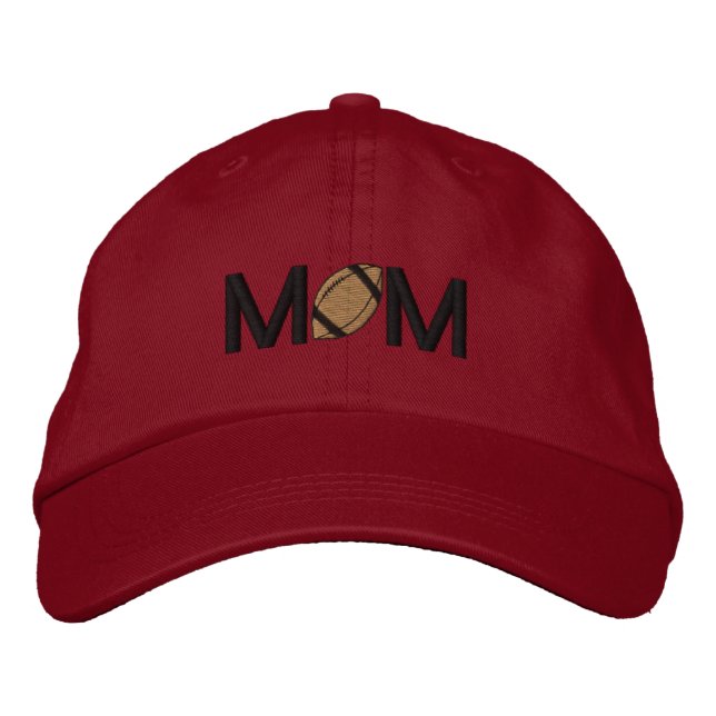 Football Mamma Embroized Hat Broderad Keps (Framsida)