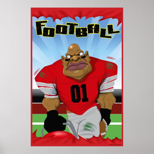FOOTBALL MAN POSTER (Framsidan)